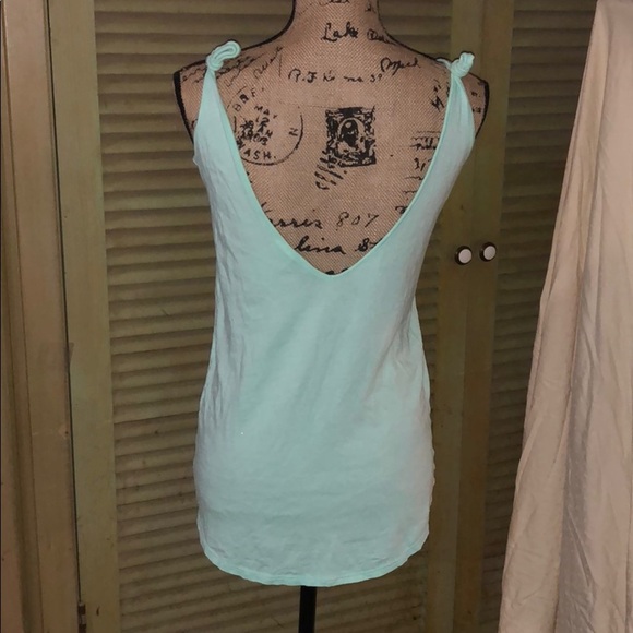 Pink Victoria’s Secret tank with v drop back - Picture 4 of 5